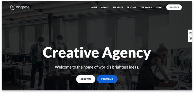 сайт креативного агенства